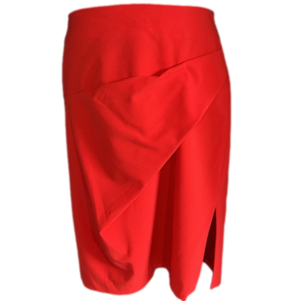 Beautiful tailored skirt, orange professional dressy‎ size 8 business casual